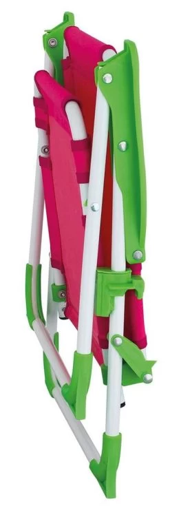 Eurotrail Campingstoel Kids Nicky - Roze/ Groen -Kampeerclub 403x1200