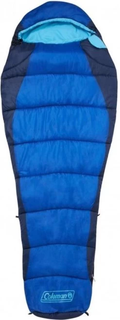 Coleman Fision 100 Mummy Slaapzak - 208 X 81 Cm - Blauw 14 Coleman Fision 100 Mummy Slaapzak - 208 X 81 Cm - Blauw -Kampeerclub 453x1200