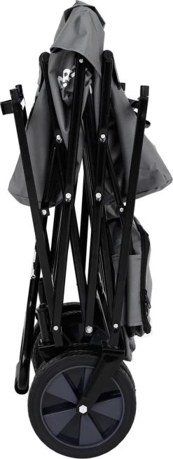 AREBOS Handwagen Vouwbare Dak Handwagen Vouwbare Trolley Uitrustingswagen Grijs -Kampeerclub 454x1200 1