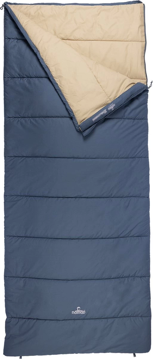 NOMAD® Blazer XL Slaapzak | 220x90cm Blauw | Lichtgewicht & Kwalitatief | Slaapzak | Incl Hoes 1 NOMAD® Blazer XL Slaapzak | 220x90cm Blauw | Lichtgewicht & Kwalitatief | Slaapzak | Incl Hoes