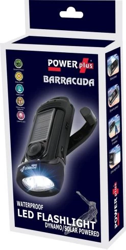 POWERplus Barracuda Solar En Dynamo Waterproof Oplaadbare LED Zaklamp | Waterproof Tot 2 Meter 15 POWERplus Barracuda Solar En Dynamo Waterproof Oplaadbare LED Zaklamp | Waterproof Tot 2 Meter -Kampeerclub 608x1200 2