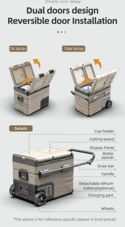 Alpicool 55L - Koelkast/vriezer - 12V-24V/230V - Compressor - APP - Voor Auto En Huis - Outdoor Camping Benodigdheden 18 Alpicool 55L - Koelkast/vriezer - 12V-24V/230V - Compressor - APP - Voor Auto En Huis - Outdoor Camping Benodigdheden -Kampeerclub 664x1200