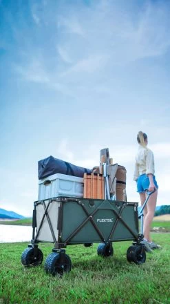 Flextail Gear Bolderkar Opvouwbaar Ezy Wagon - Tot 100KG - Wielen Loskoppelbaar - Zwart -Kampeerclub 674x1200 11