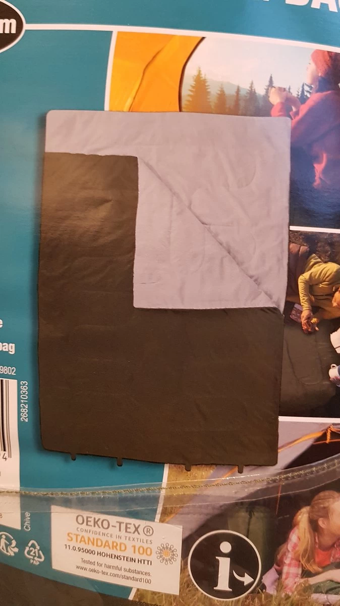 Froyak - 2-persoons Slaapzak XXL Groen 225 X 150 Cm - 2 Persoons Slaapzak Envelop Model Extra Large 3 Froyak - 2-persoons Slaapzak XXL Groen 225 X 150 Cm - 2 Persoons Slaapzak Envelop Model Extra Large - Afbeelding 3