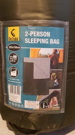 Froyak - 2-persoons Slaapzak XXL Groen 225 X 150 Cm - 2 Persoons Slaapzak Envelop Model Extra Large 10 Froyak - 2-persoons Slaapzak XXL Groen 225 X 150 Cm - 2 Persoons Slaapzak Envelop Model Extra Large -Kampeerclub 674x1200 6