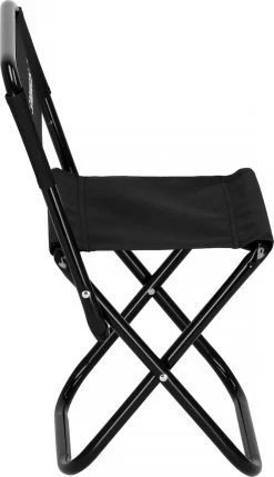 Springos Campingstoel | Kampeerstoel | Vouwstoel | Klapstoel | Zwart -Kampeerclub 691x1200