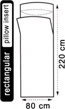 LOWLAND OUTDOOR® LAKENZAK - 100% KATOEN - RECHT MODEL - 220X80 CM - 350GR -Kampeerclub 716x1200