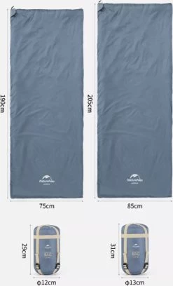 Naturehike® Slaapzak - Lichtgewicht - 205*85cm - Compact - Waterdicht - 3 Seizoenen Slaapzak Lente, Zomer & Herfst - Outdoor - Slaapzakken Volwassen & Kinderen -Kampeerclub 726x1200