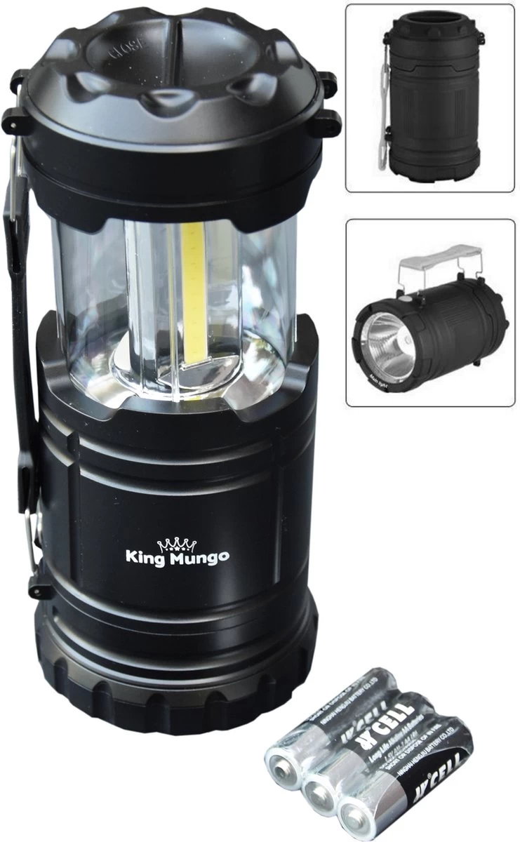 LED Camping Lamp 2 In 1 Hoge Kwaliteit - Zaklamp En Campinglamp - Inclusief AA Batterijen 1 LED Camping Lamp 2 In 1 Hoge Kwaliteit - Zaklamp En Campinglamp - Inclusief AA Batterijen
