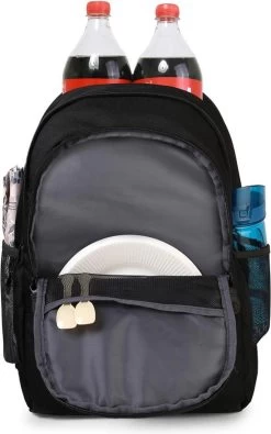 Koeltas Rugzak (25L) - Geschikt Voor 28 Blikjes - Lunchtas Voor Dames En Heren - Zwart -Kampeerclub 750x1200 1