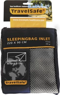 Travelsafe Microfiber Inlet - Deken - 1pers. - White Natural