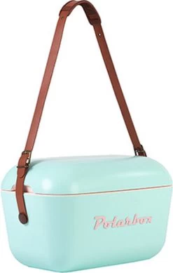 Merkloos Polarbox - Koelbox - Met Schouderband - Pastelgroen - 12 Liter - 40x26x(H)23cm -Kampeerclub 761x1200