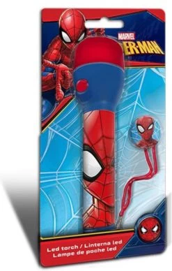 Spiderman Zaklamp - Spider-Man- Marvel - Rood - 11 X 21CM -Kampeerclub 763x1200 1