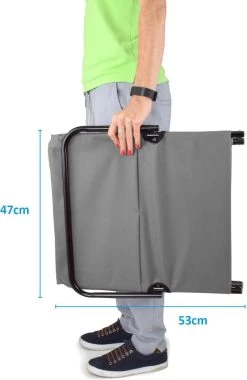 Strandmat Opvouwbaar Met Schouderband - Strandstoel Grijs 145x47x52 13 Strandmat Opvouwbaar Met Schouderband - Strandstoel Grijs 145x47x52 -Kampeerclub 779x1200