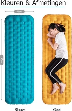 Naturehike® 3D Luchtmatras Premium - Comfortabel R-waarde 2.0 - Extra Dikke Slaapmat - Luchtbed Kamperen - Opblaasbaar Matras - Lichtgewicht - Outdoor - Camping -Kampeerclub 780x1200 1