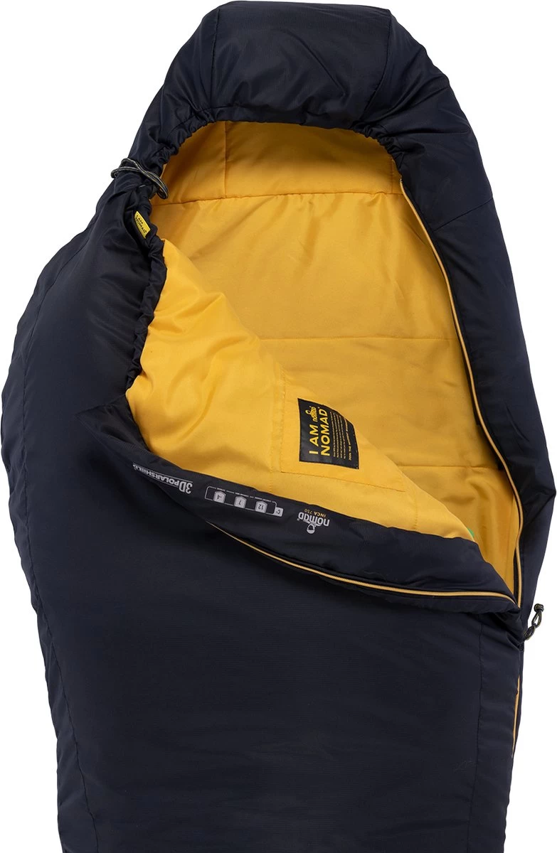 NOMAD Inca 750 - Mummy Slaapzak - 210 X 80/50 - Donkerblauw 3 NOMAD Inca 750 - Mummy Slaapzak - 210 X 80/50 - Donkerblauw - Afbeelding 3