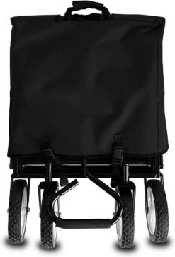 Rijoka Opvouwbare Bolderkar/Bolderwagen | Met Dakje En Draagtas | Zwart -Kampeerclub 817x1200 4