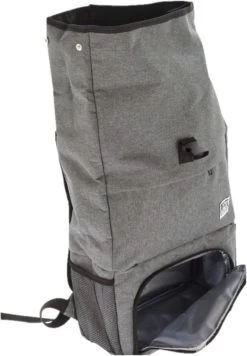 Merkloos Rugtas/rugzak Grijs - 30 X 12 X 60 Cm - 20 Liter - Met Koel Voorvakje - Koelrugzak -Kampeerclub 833x1200 1