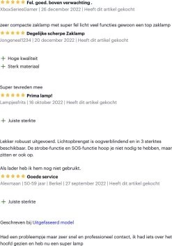 TomorrowNow® XHP50 Oplaadbare LED Zaklamp - USB-C + USB-A - 3.000 Lumen - Powerbank Functie - Battery Management System - Waterdicht 20 TomorrowNow® XHP50 Oplaadbare LED Zaklamp - USB-C + USB-A - 3.000 Lumen - Powerbank Functie - Battery Management System - Waterdicht -Kampeerclub 840x1200 2