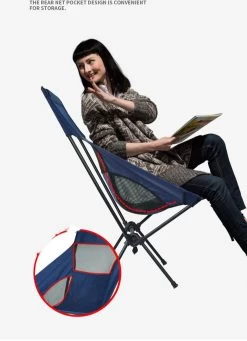 Lopoleis® Campingstoel – Campingstoel Opvouwbaar – Visstoel – Vouwstoel – Strandstoel – Inklapbaar – Lichtgewicht – Outdoor Stoel - Hoge Rugleuning -Kampeerclub 868x1200 1