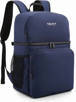 Koeltas Rugzak (28L) - 16 Blikjes - Lunchtas Voor Dames En Heren - Picknicktas - Blauw -Kampeerclub 895x1200 3