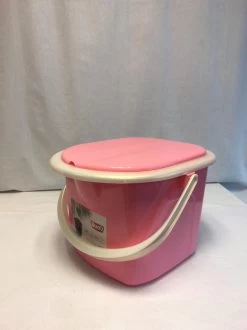 Branq Toiletemmer Draagbaar Met Deksel - 15,5L - Roze -Kampeerclub 899x1200 9