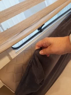 Bankhoes Voor Camper / Mobilhome / Caravan Carré Stretch Badstofhoes Per Stuk Kleur Antraciet Universeel Model -Kampeerclub 900x1200 3