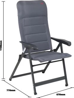 Crespo Standenstoel - AP-237 Air-Deluxe - Grijs (86) -Kampeerclub 906x1200