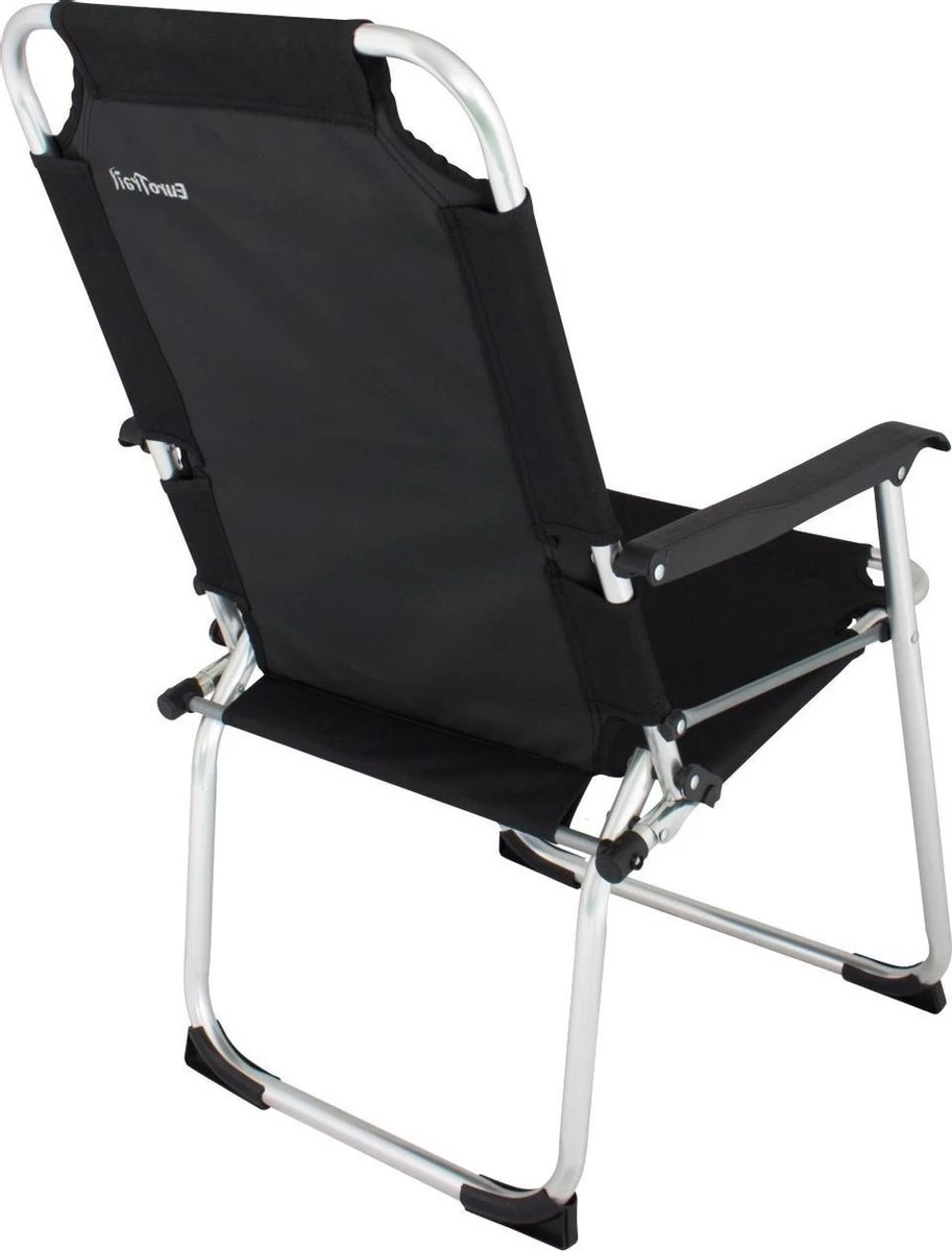Eurotrail Moita Campingstoel - Zwart 2 Eurotrail Moita Campingstoel - Zwart - Afbeelding 2