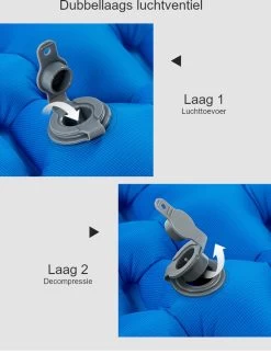 Hikr® Luchtbed - Slaapmat - Opblaasbaar Matras - Lichtgewicht - Outdoor - Camping - Hiking & Wandelen -Kampeerclub 917x1200