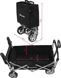 Tectake - Opvouwbare Bolderwagen Handkar Nico Zwart - 403549 14 Tectake - Opvouwbare Bolderwagen Handkar Nico Zwart - 403549 -Kampeerclub 942x1200 6