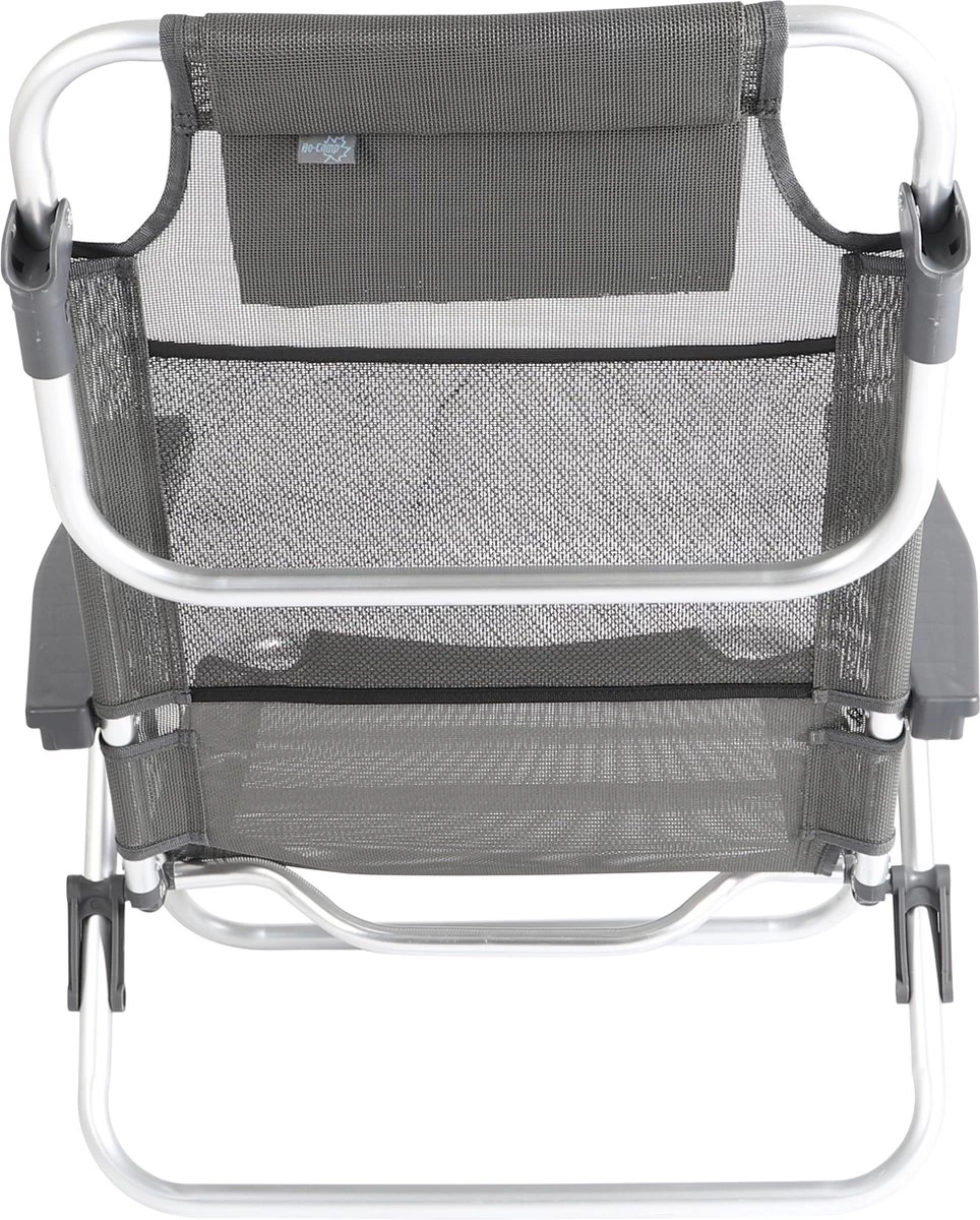 Bo-Camp Beach Chair - Monaco - Aluminium - Grijs 6 Bo-Camp Beach Chair - Monaco - Aluminium - Grijs - Afbeelding 6