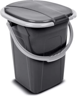 Campingtoilet 19L Mobiele Toiletemmer Reistoilet Toiletemmer Toilet Mobiele Camping Antraciet -Kampeerclub 966x1200 5