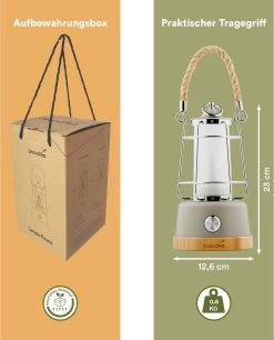 Skandika Kiruna LED-Lamp – Tentlampen – Campinglampen – Buiten Lantaarn – Buitenverlichting – Buiten Lamp - Retro Outdoor Camping Lamp Met Powerbank, Traploos Dimbaar, Draadloos, Oplaadbare Batterij, USB, Warm En Koud Wit, 75h Lichtduur – Beige 13 Skandika Kiruna LED-Lamp – Tentlampen – Campinglampen – Buiten Lantaarn – Buitenverlichting – Buiten Lamp - Retro Outdoor Camping Lamp Met Powerbank, Traploos Dimbaar, Draadloos, Oplaadbare Batterij, USB, Warm En Koud Wit, 75h Lichtduur – Beige -Kampeerclub 968x1200 4