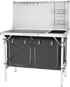 Campart Campingkeuken KI-0757 – Complete Keuken En Campingkast – Opvouwbaar En Inclusief Draagtas - Grijs 19 Campart Campingkeuken KI-0757 – Complete Keuken En Campingkast – Opvouwbaar En Inclusief Draagtas - Grijs -Kampeerclub 969x1200 2