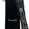 Merkloos TravelR LED Zaklamp – USB Oplaadbaar – Waterproof – 3000 Lumen – Zwart