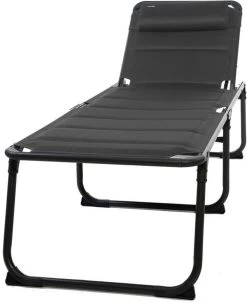 Travellife Barletta Ligbed - Antraciet / Donkergrijs -Kampeerclub 977x1200